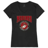 Rapid Dominance Graphic V-Neck Marines Shirt G03-MAR