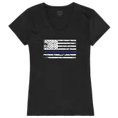 Rapid Dominance Graphic V-Neck Thin Blue Line Shirt GS2-786