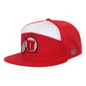 W Republic 7 Panel College Cap Utah Utes 1026-176