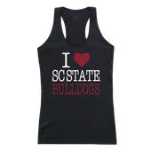 W Republic Women's I Love Tank Shirt South Carolina State University Bulldogs 532-384