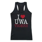 W Republic Women's I Love Tank Shirt West Alabama Tigers 532-401