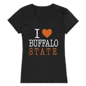 W Republic Women's I Love Shirt Buffalo State College Bengals 550-107