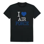 W Republic I Love Tee Shirt Air Force Falcons 551-242