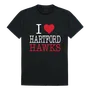 W Republic I Love Tee Shirt University Of Hartford Hawks 551-310