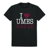 W Republic I Love Tee Shirt Maryland Eastern Shore Hawks 551-337