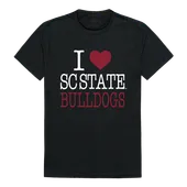 W Republic I Love Tee Shirt South Carolina State University Bulldogs 551-384