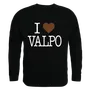W Republic I Love Crewneck Sweatshirt Valparaiso Crusaders 552-154
