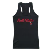 W Republic Women's Script Tank Shirt Ball State Cardinals 557-264