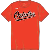 Nike MLB Adult/Youth Short Sleeve Cotton Tee N199 / NY28 BALTIMORE ORIOLES