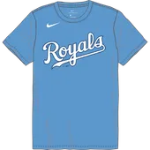 Nike MLB Adult/Youth Short Sleeve Cotton Tee N199 / NY28 KANSAS CITY ROYALS