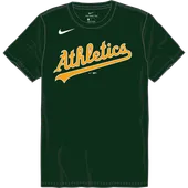 Nike MLB Adult/Youth Short Sleeve Cotton Tee N199 / NY28 OAKLAND ATHLETICS