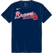 Nike MLB Adult/Youth Short Sleeve Dri-Fit Crew Neck Tee N223 / NY23 ATLANTA BRAVES