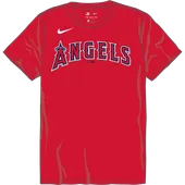 Nike MLB Adult/Youth Short Sleeve Dri-Fit Crew Neck Tee N223 / NY23 LOS ANGELES ANGELS