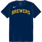 Nike MLB Adult/Youth Short Sleeve Dri-Fit Crew Neck Tee N223 / NY23 MILWAUKEE BREWERS