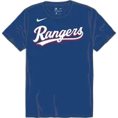Nike MLB Adult/Youth Short Sleeve Dri-Fit Crew Neck Tee N223 / NY23 TEXAS RANGERS
