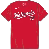 Nike MLB Adult/Youth Short Sleeve Dri-Fit Crew Neck Tee N223 / NY23 WASHINGTON NATIONALS