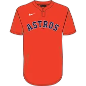 Nike MLB Adult/Youth Dri-Fit 1-Button Pullover Jersey N383 / NY83 HOUSTON ASTROS