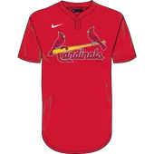 Nike MLB Adult/Youth Dri-Fit 1-Button Pullover Jersey N383 / NY83 ST. LOUIS CARDINALS