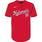 Nike MLB Adult/Youth Dri-Fit 1-Button Pullover Jersey N383 / NY83 WASHINGTON NATIONALS