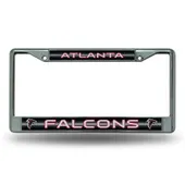 Rico Atlanta Falcons Glitter Chrome License Plate Frame Fcgl2001