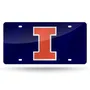 Rico Illinois Fighting Illini Colored Laser Cut Auto Tag Lzc400102