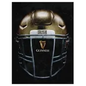 Holland Notre Dame - Guinness (Helmet) Canvas Wall Art