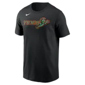 Nike MiLB Adult Short Sleeve Cotton Tee Norfolk Tides N199