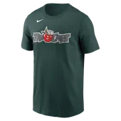 Nike MiLB Adult Short Sleeve Cotton Tee Fort Wayne Tincaps N199
