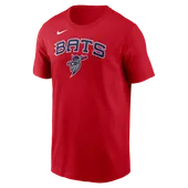 Nike MiLB Adult Short Sleeve Cotton Tee Louisville Bats N199