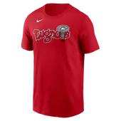 Nike MiLB Adult Short Sleeve Cotton Tee Lansing Lugnuts N199