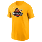 Nike MiLB Adult Short Sleeve Cotton Tee Rochester Red Wings N199