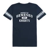 W Republic SUNY Geneseo Knights Women's Property Football Tee 533-520