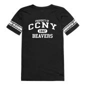 W Republic CCNY Beavers Women's Property Football Tee 533-633