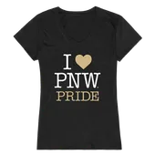 W Republic Purdue Northwest Lion I Love Women's Tee 550-572