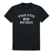 W Republic Utah Utes Distressed Arch College Tees 574-176