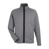 Core365 Men's Venture Heathered Stripe Full-Zip CE72
