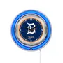 Holland Detroit Tigers Double Neon Wall Clock