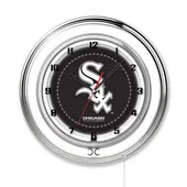 Holland Chicago White Sox Double Neon Wall Clock