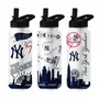 Logo Brands New York Yankees 34Oz Native Quencher Bottle 520-S34qb-63 New York Yankees