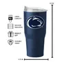 Logo Brands Penn State 30Oz Flipside Powder Coat Tumbler 196-S30pt-34 Penn State Nittany Lions