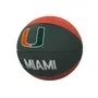 Logo Brands Miami Repeating Logo Mini-Size Rubber Basketball 169-91Mr-1 Miami Hurricanes