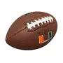 Logo Brands Miami Mini Size Composite Football 169-93Mc-1 Miami Hurricanes