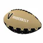 Logo Brands Vanderbilt Repeating Mini-Size Rubber Football 232-93Mr-3 Vanderbilt Commodores