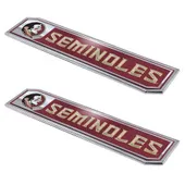 Fan Mats Florida State University Embossed Truck Emblem 2-Pk 136-F130.2 Florida State Seminoles