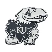 Fan Mats University Of Kansas Chrome Emblem 157-F600 Kansas Jayhawks