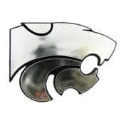 Fan Mats Kansas State University Molded Chrome Emblem 158-F609 Kansas State Wildcats