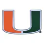 Fan Mats University Of Miami Color Emblem 169-F601 Miami Hurricanes