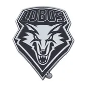 Fan Mats University Of New Mexico Chrome Emblem 174-F600 New Mexico Lobos