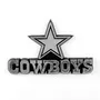 Fan Mats NFL - Dallas Cowboys Molded Chrome Emblem 609-F609 Dallas Cowboys