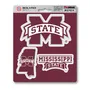 Fan Mats Mississippi State University Decal 3-Pk 177-F602.3 Mississippi State Bulldogs